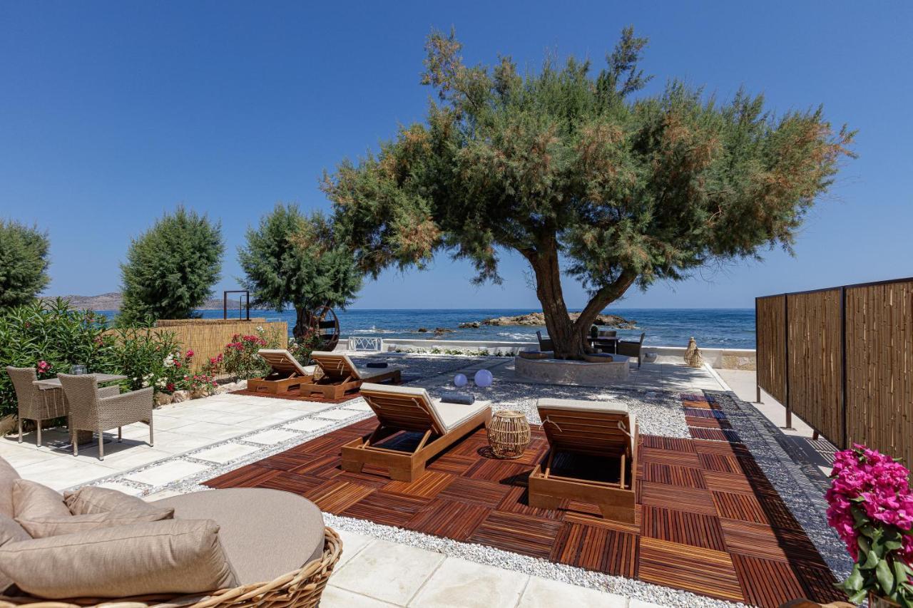 Villa Seashell -Wonderful Newly Renovated Villa On The Beach Galatás Exteriör bild